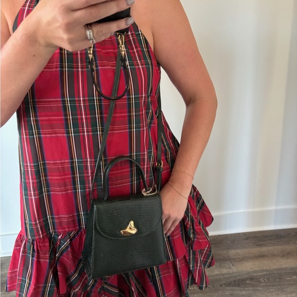 Little Liffner Green Snakeskin Handbag - Picture 3 of 3